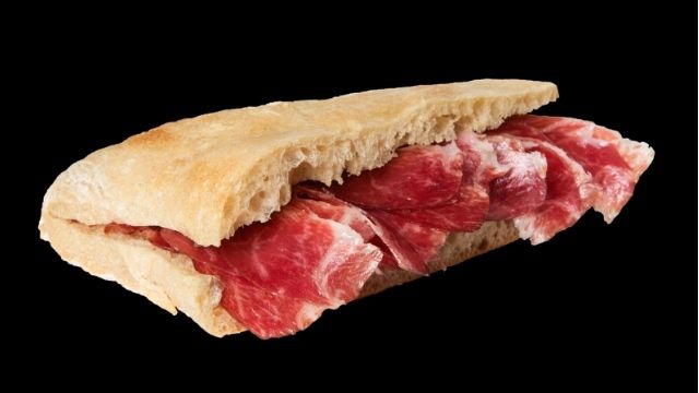 Bocadillo de jamón ibérico de bellota