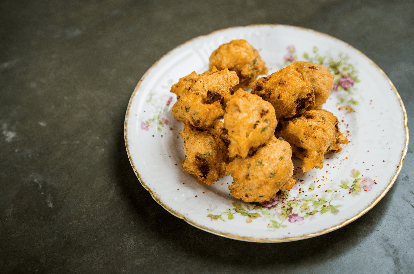 Buñuelos de chichas de chorizo de cerdo ibérico de bellota Arturo Sánchez