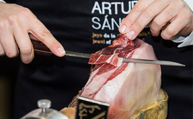Cortador de jamón ibérico Arturo Sánchez