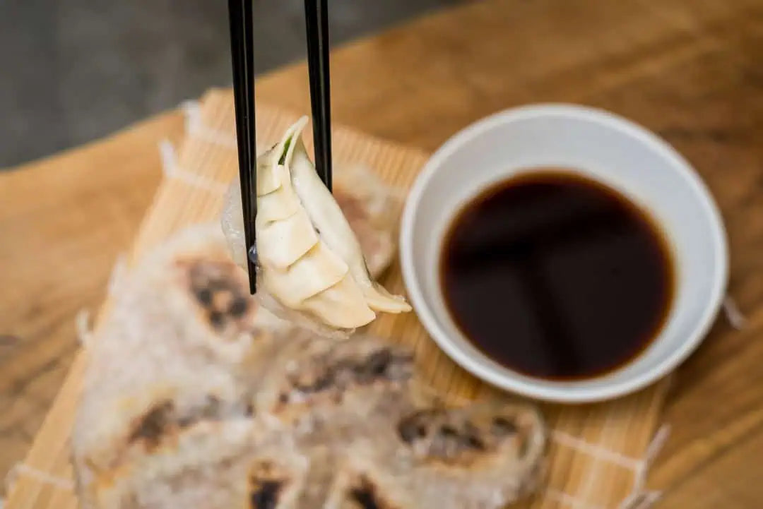 gyozas de abanico iberico