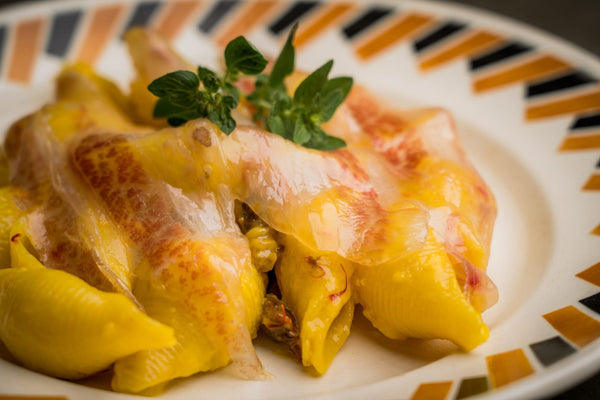 Pasta con papada y lágrima de cerdo ibérico de bellota