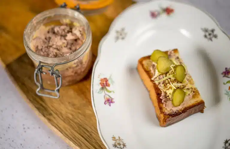 Rillete de abanico con foie gras Arturo Sánchez