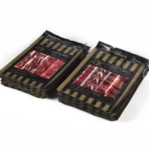 30 sobres de jamon iberico 100 loncheado de bellota