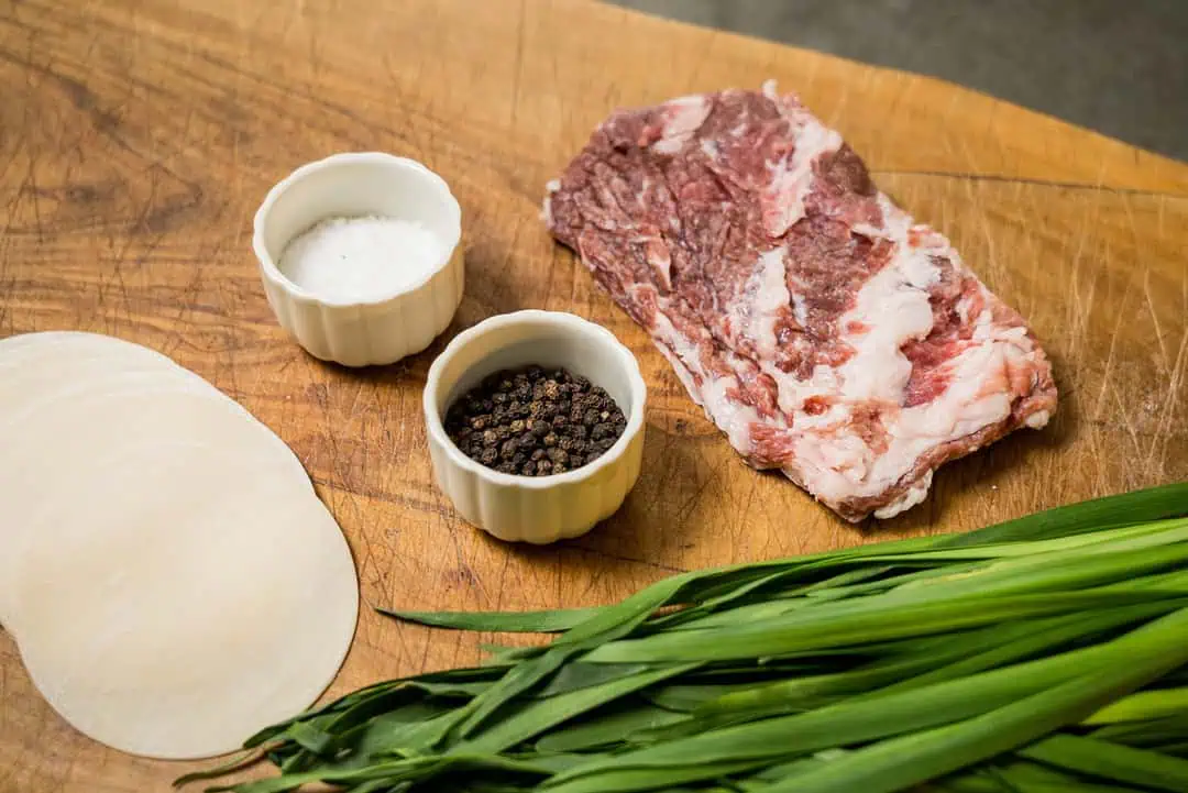 gyoza de abanico iberico 