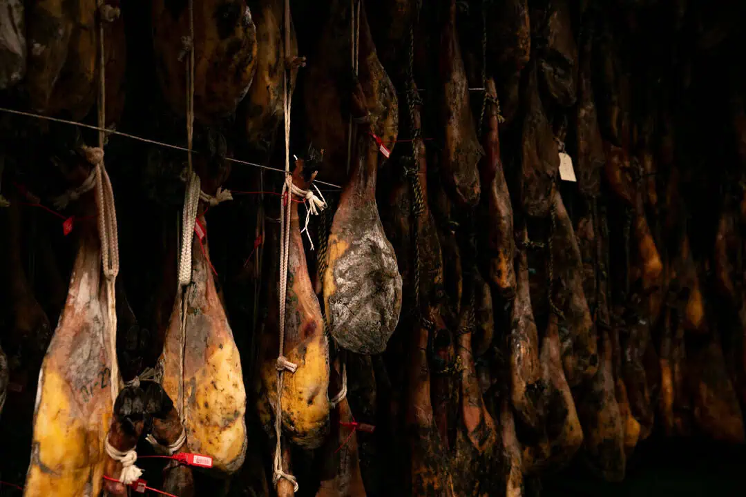 sala de curacion de jamon iberico